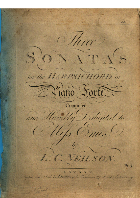 3 Keyboard Sonatas (Nielson, Lawrence Cornelius) IMSLP