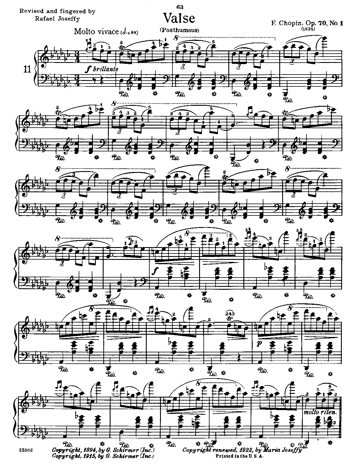 7 вальс шопена ноты распечатать Waltzes, Op.70 (Chopin, Frédéric) - IMSLP