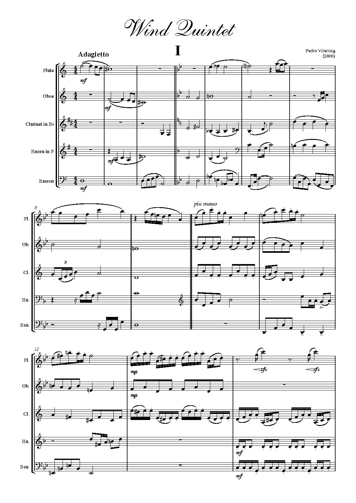 Wind Quintet (Vilarroig, Pedro) IMSLP