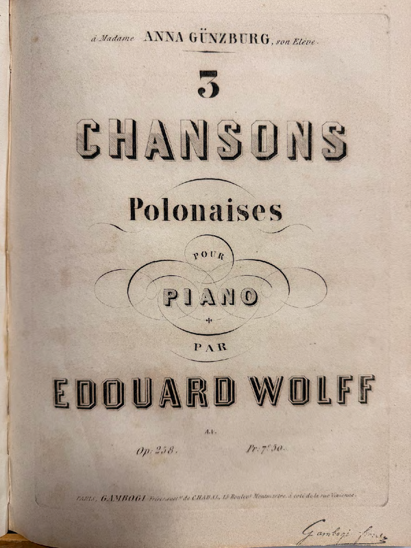 3 Chansons polonaises