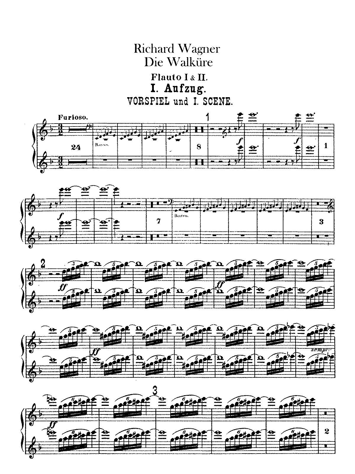 Die Walküre, WWV 86B (Wagner, Richard) - IMSLP: Free Sheet Music PDF ...