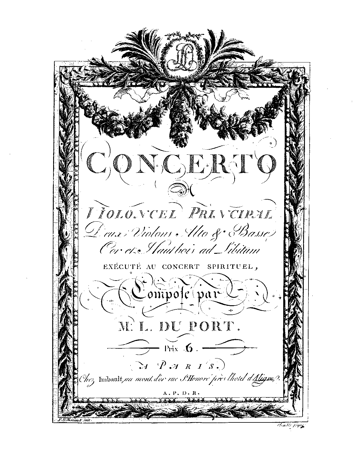 Cello Concerto No.2 in G major (Duport, JeanLouis) IMSLP