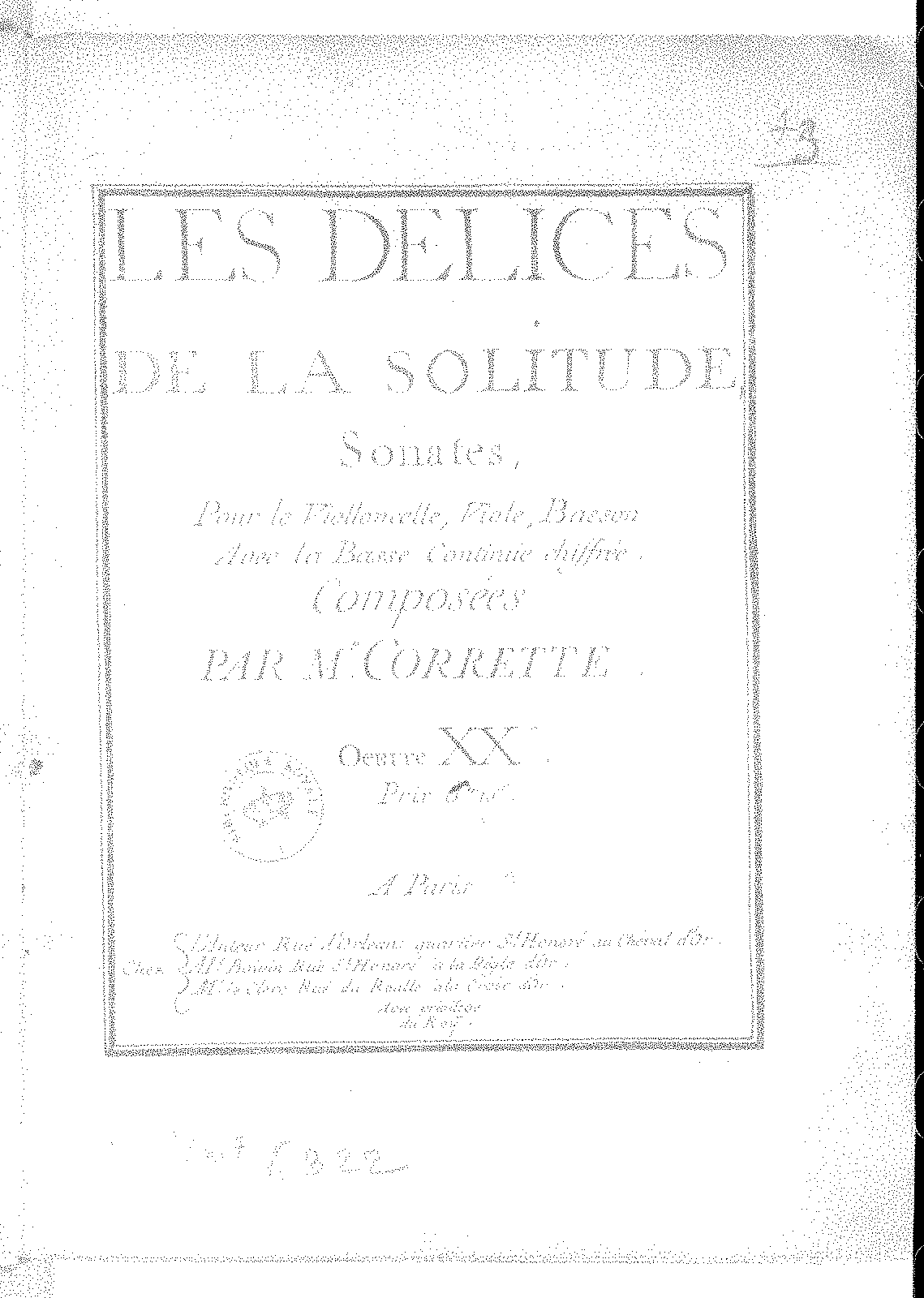 Les délices de la solitude, Op.20 (Corrette, Michel) - IMSLP: Free Sns-Brigh10