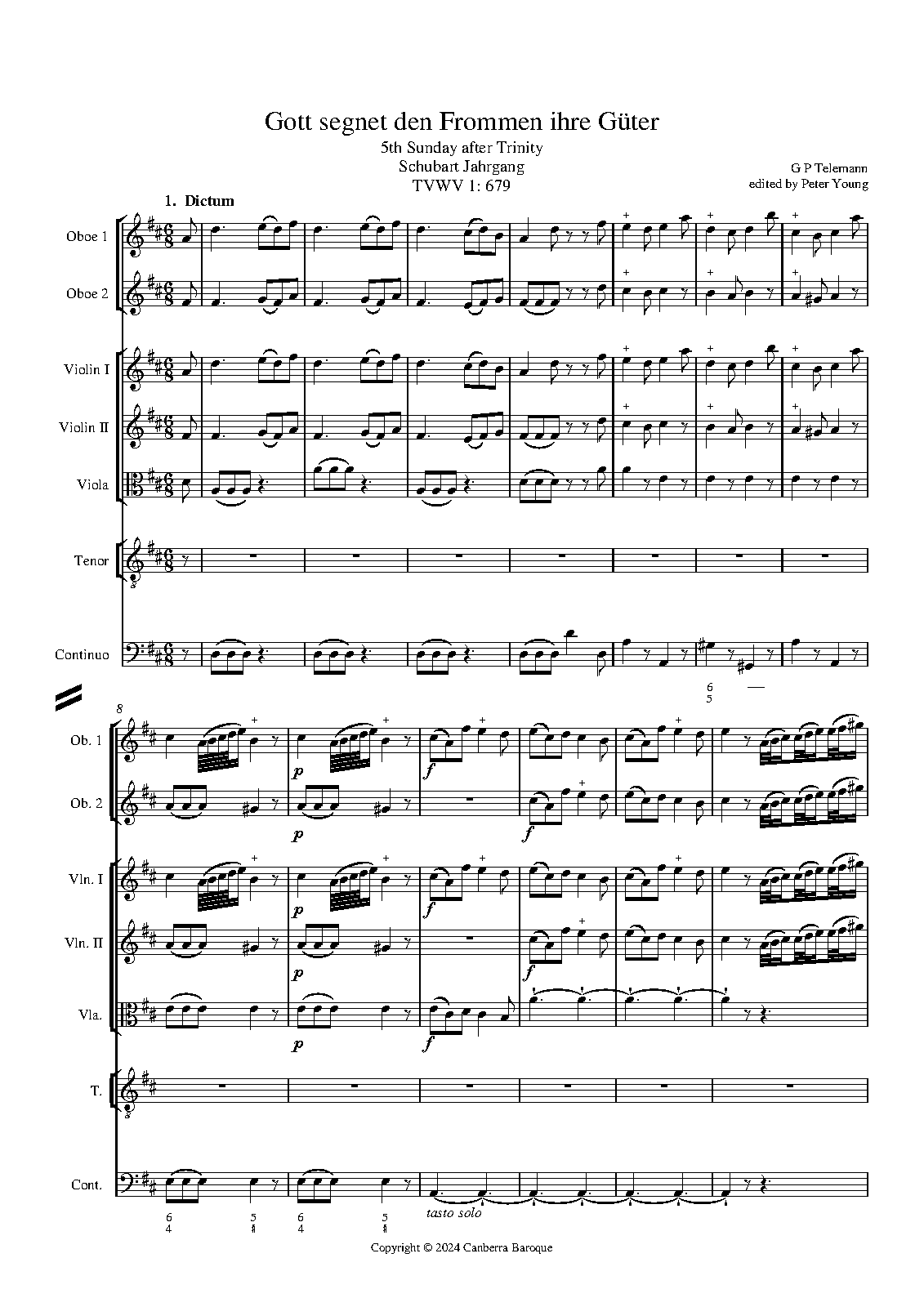 Gott segnet den Frommen ihre Güter