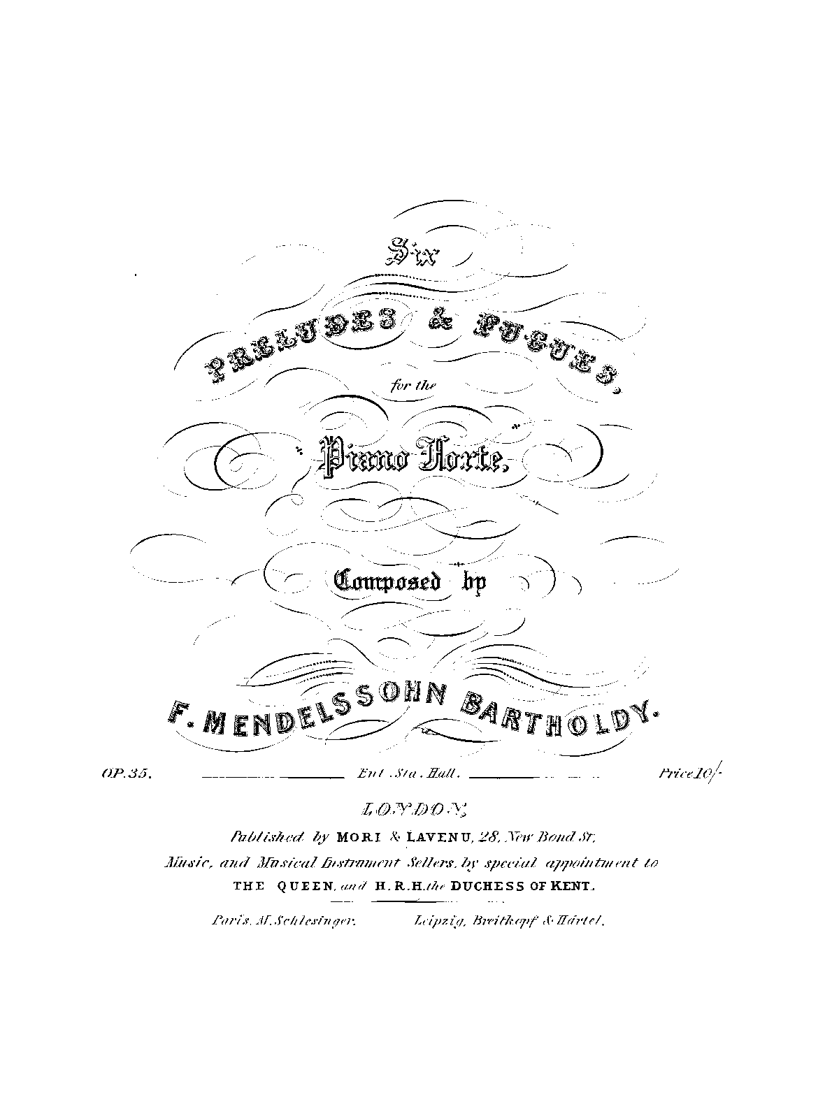 6 Preludes and Fugues