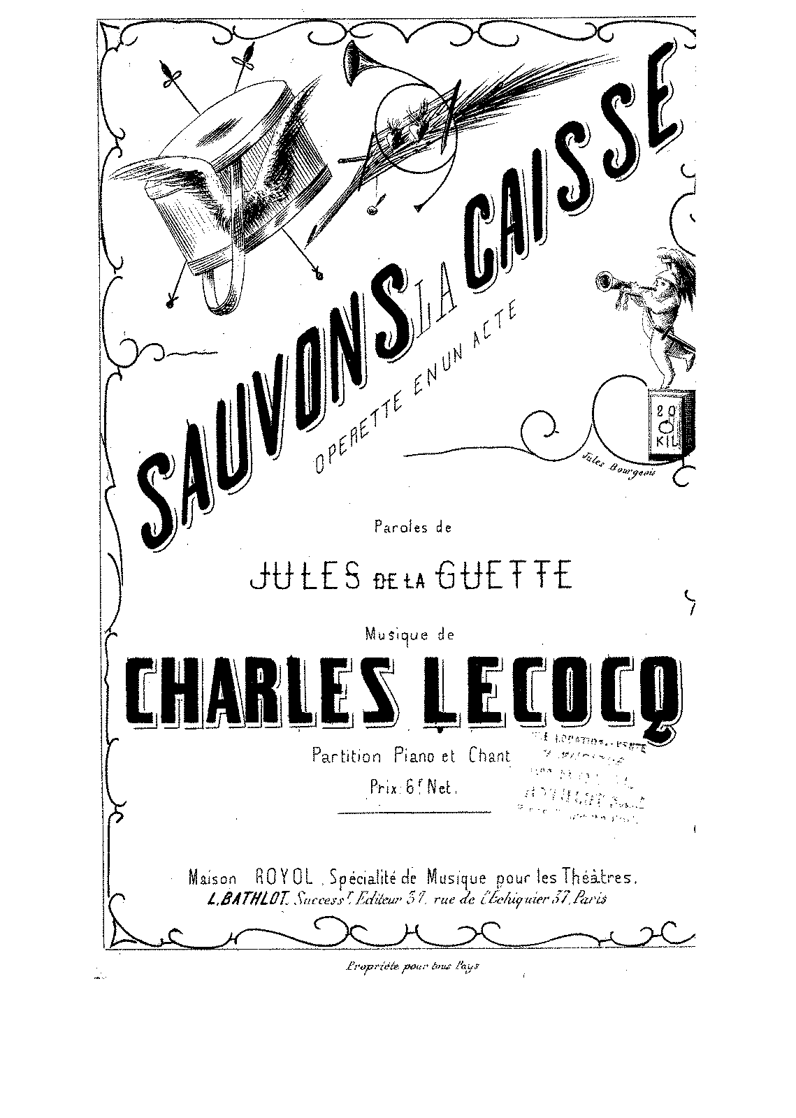 Sauvons La Caisse (Lecocq, Charles) - IMSLP