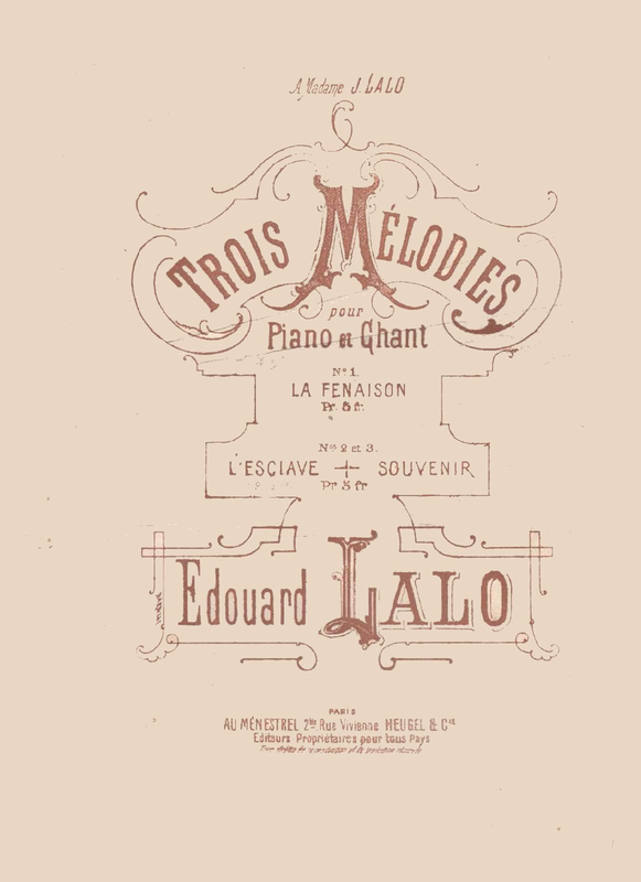 Trois mélodies