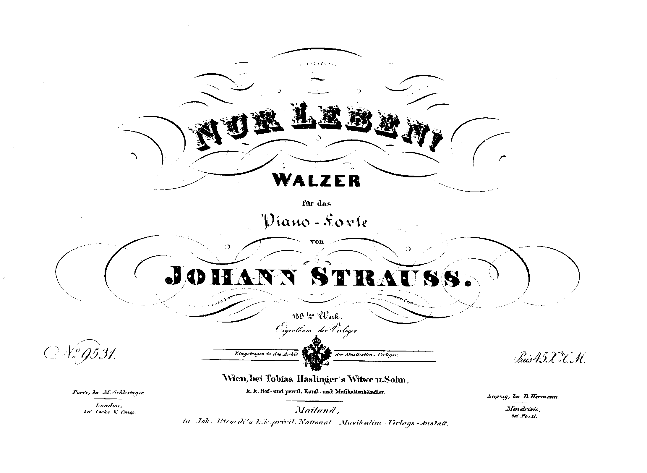 Nur Leben!, Op.159