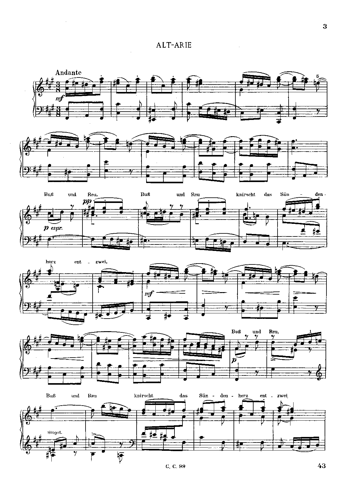 File:PMLP03301-Bach, JS, Matthäuspassion, BWV 244, Part I 6. Aria Buß und Reu, ArrPno Willner.pdf