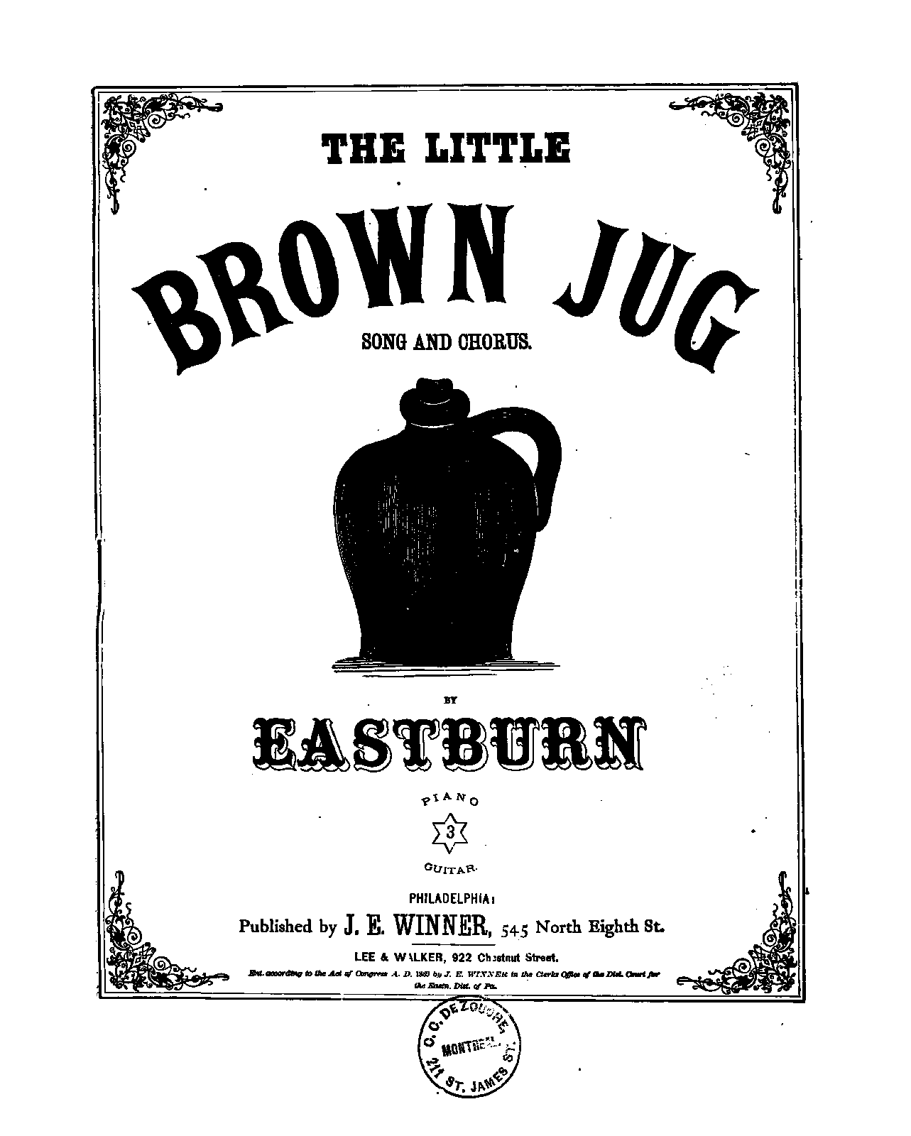 The Little Brown Jug (Winner, Joseph Eastburn) IMSLP
