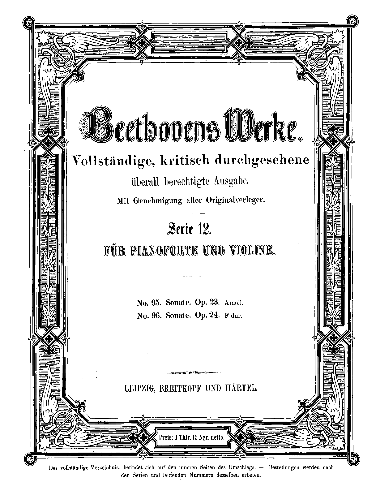 Violin Sonata No.4 in A minor