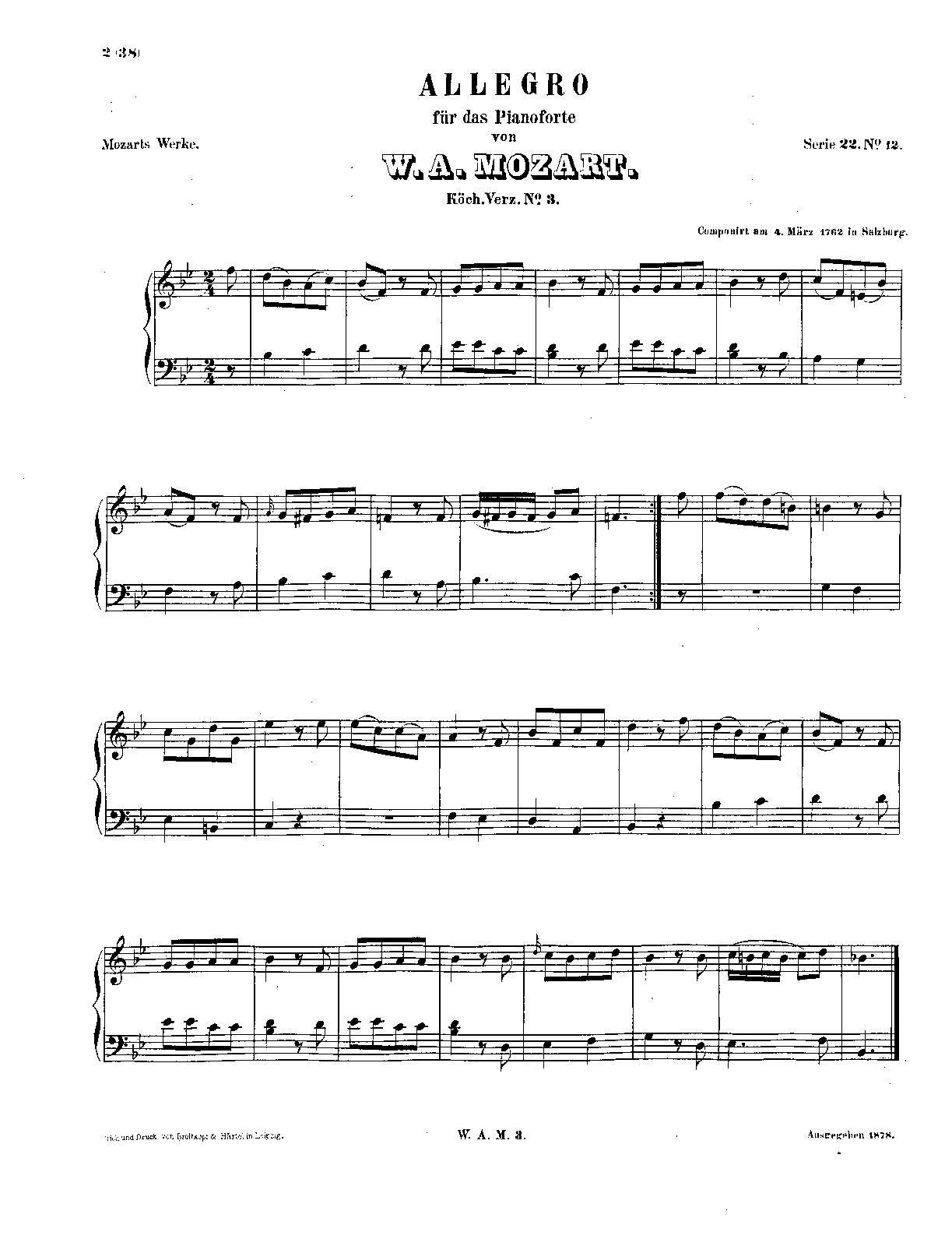 Allegro in B-flat major