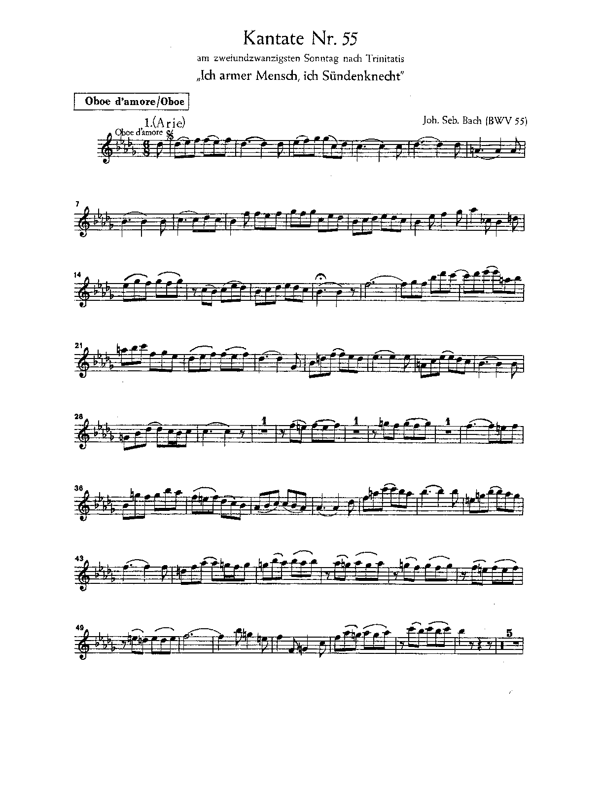 File:PMLP149301-Bach Ich armer Mensch, ich Sündenknecht, BWV 55 - Oboe, Oboe d'amore.pdf