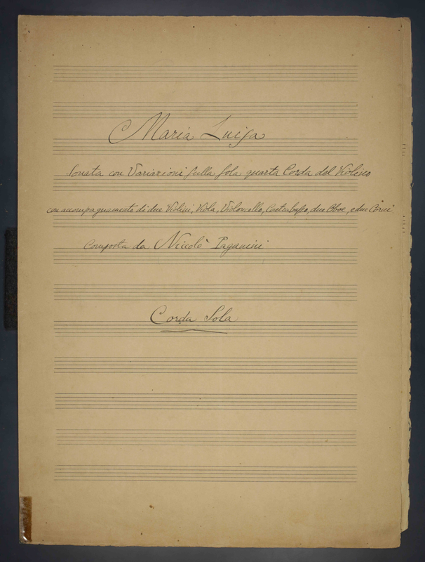 Sonata in E Major "Maria Luisa"