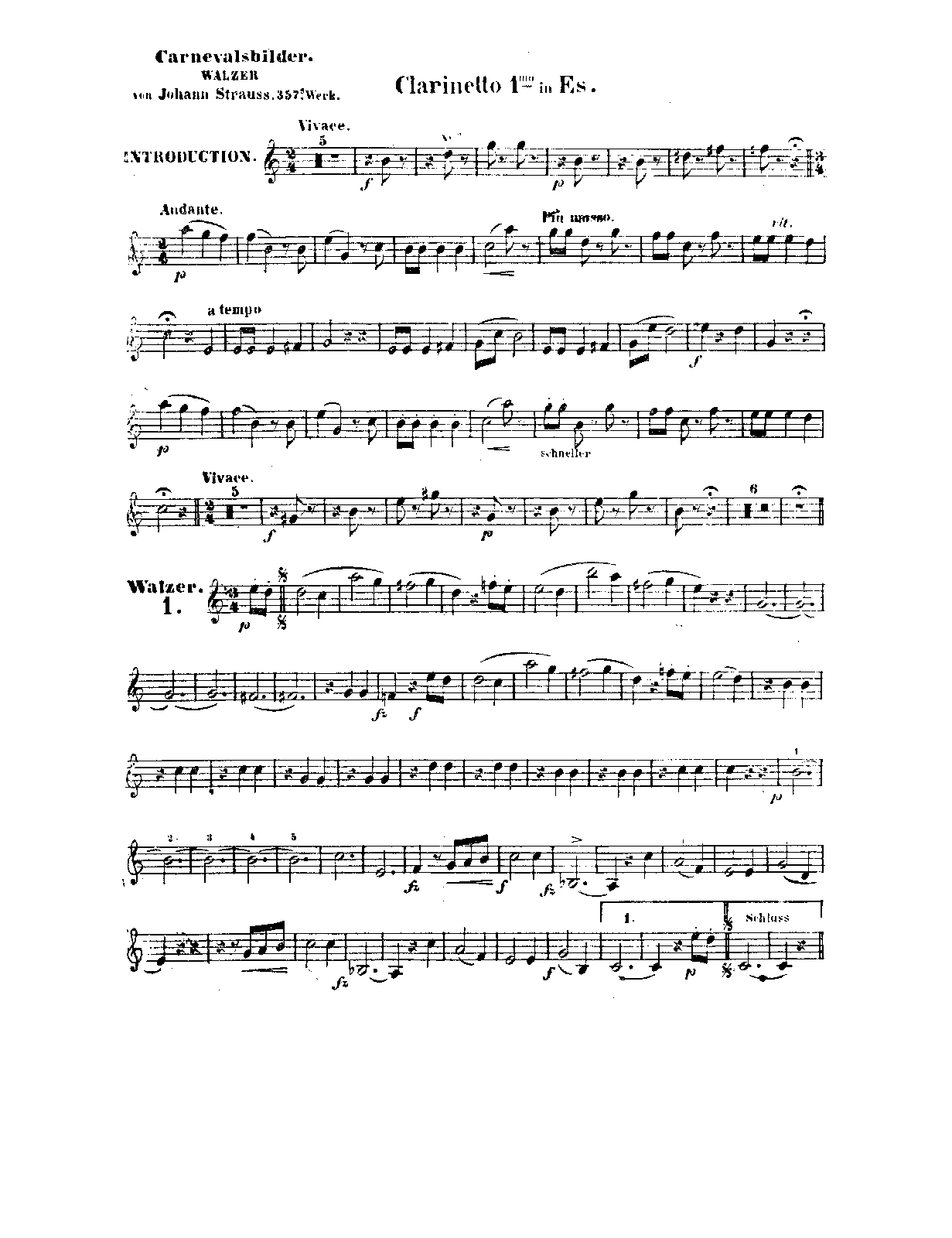 File:PMLP523452-Strauss Jr. Carnevalsbilder, Op.357 - Clarinet 1 (Eb), 2 (Bb).pdf