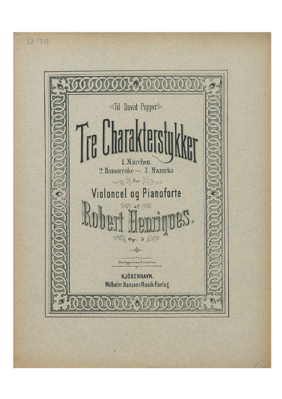 Tre charakterstykker