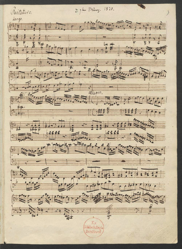 Recitativo in D minor for Piano and Orchestra