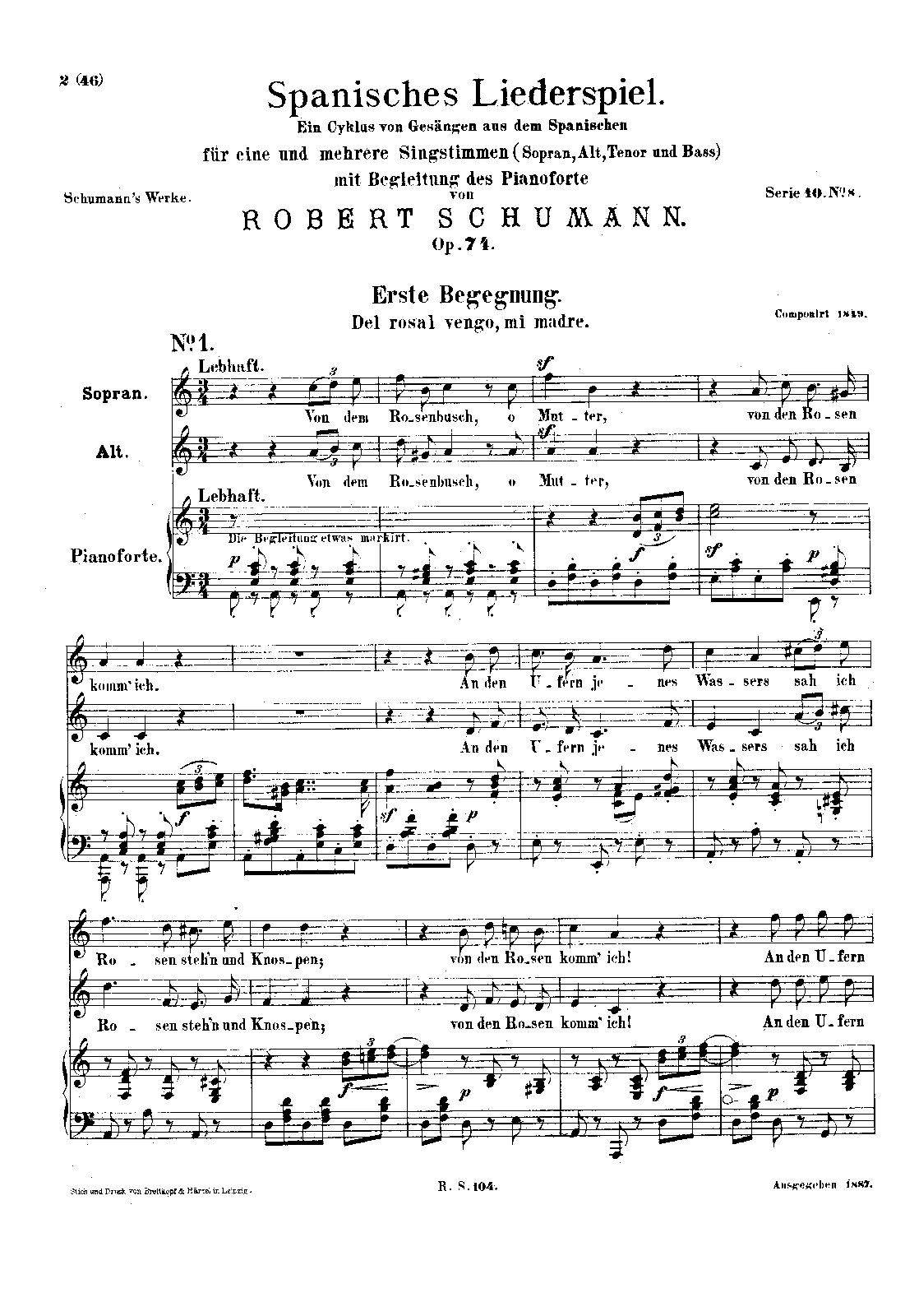 Spanisches Liederspiel