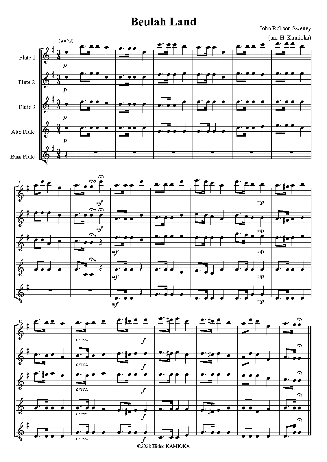 Beulah Land (Sweney, John Robinson) IMSLP