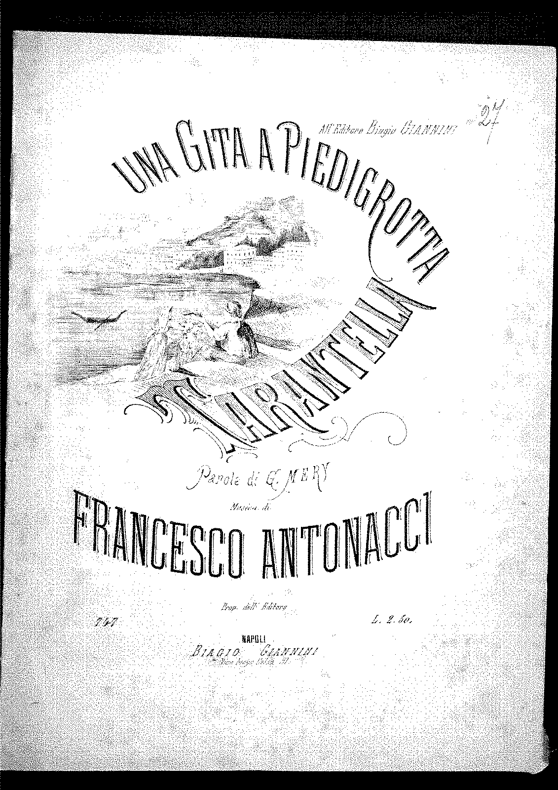 Una Gita A Piedigrotta (Antonacci, Francesco) - IMSLP