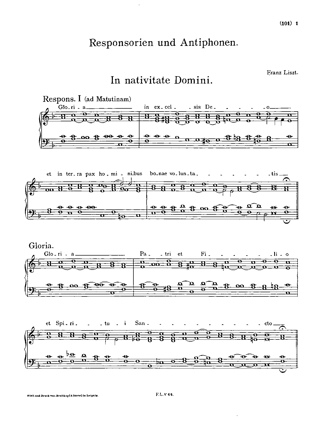 Responsorien und Antiphonen