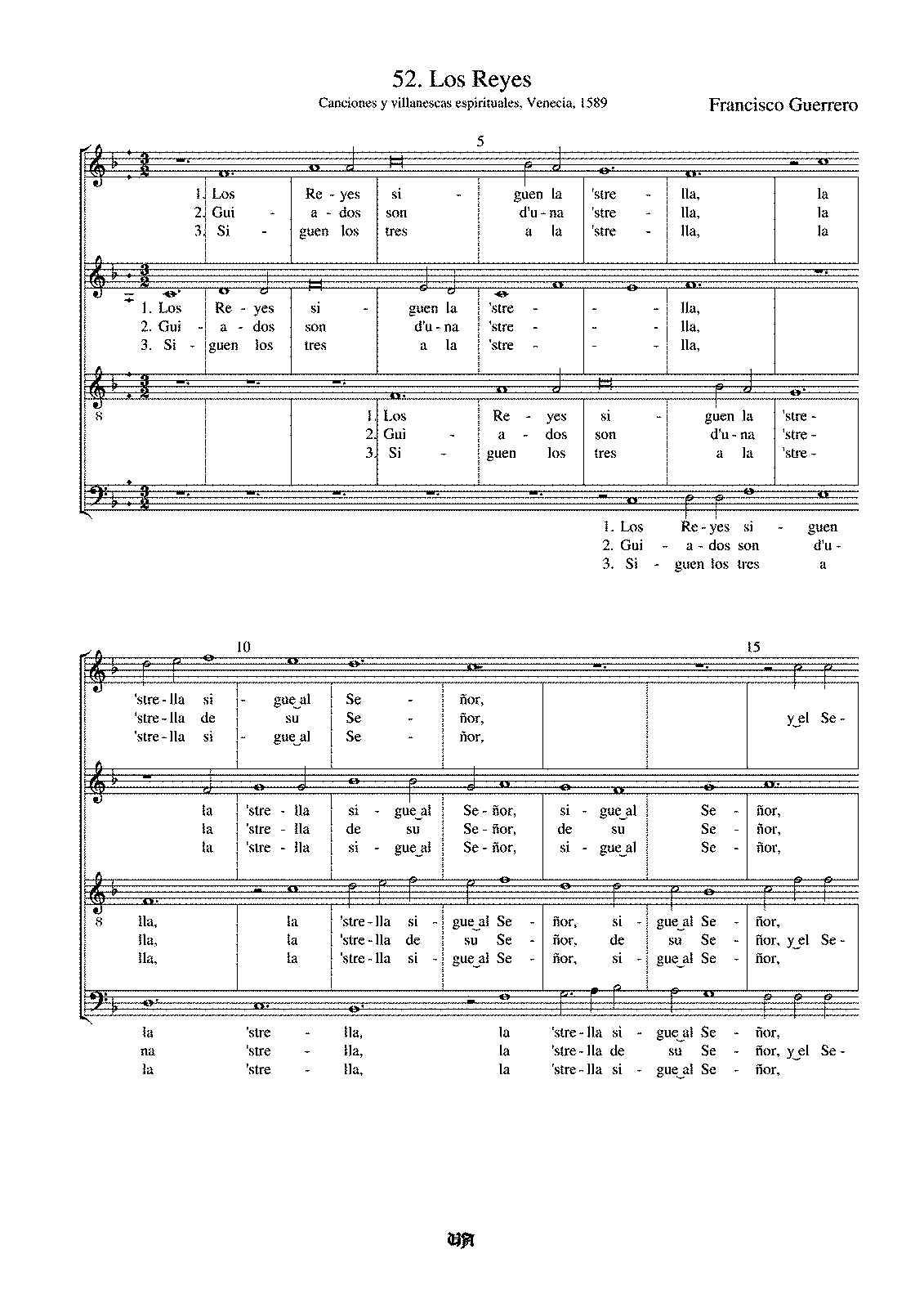 Canciones Y Villanescas Espirituales Guerrero Francisco Imslp