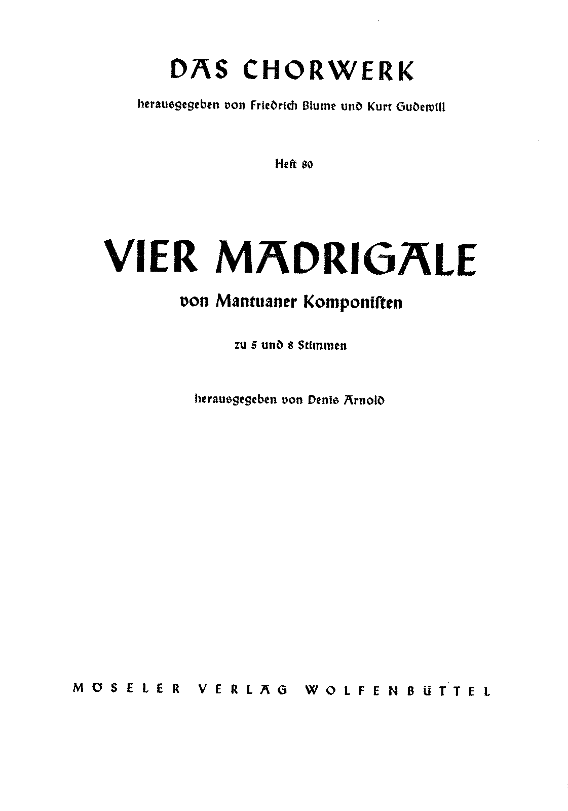 4 Madrigals of Mantuan Composers (Various) - IMSLP