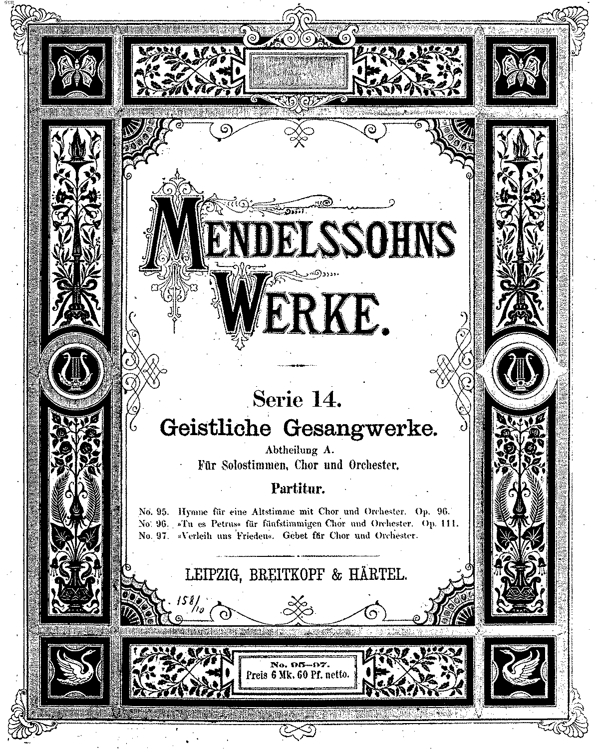 3 Hymns, Op.96 (Mendelssohn, Felix) - IMSLP: Free Sheet Music PDF Download