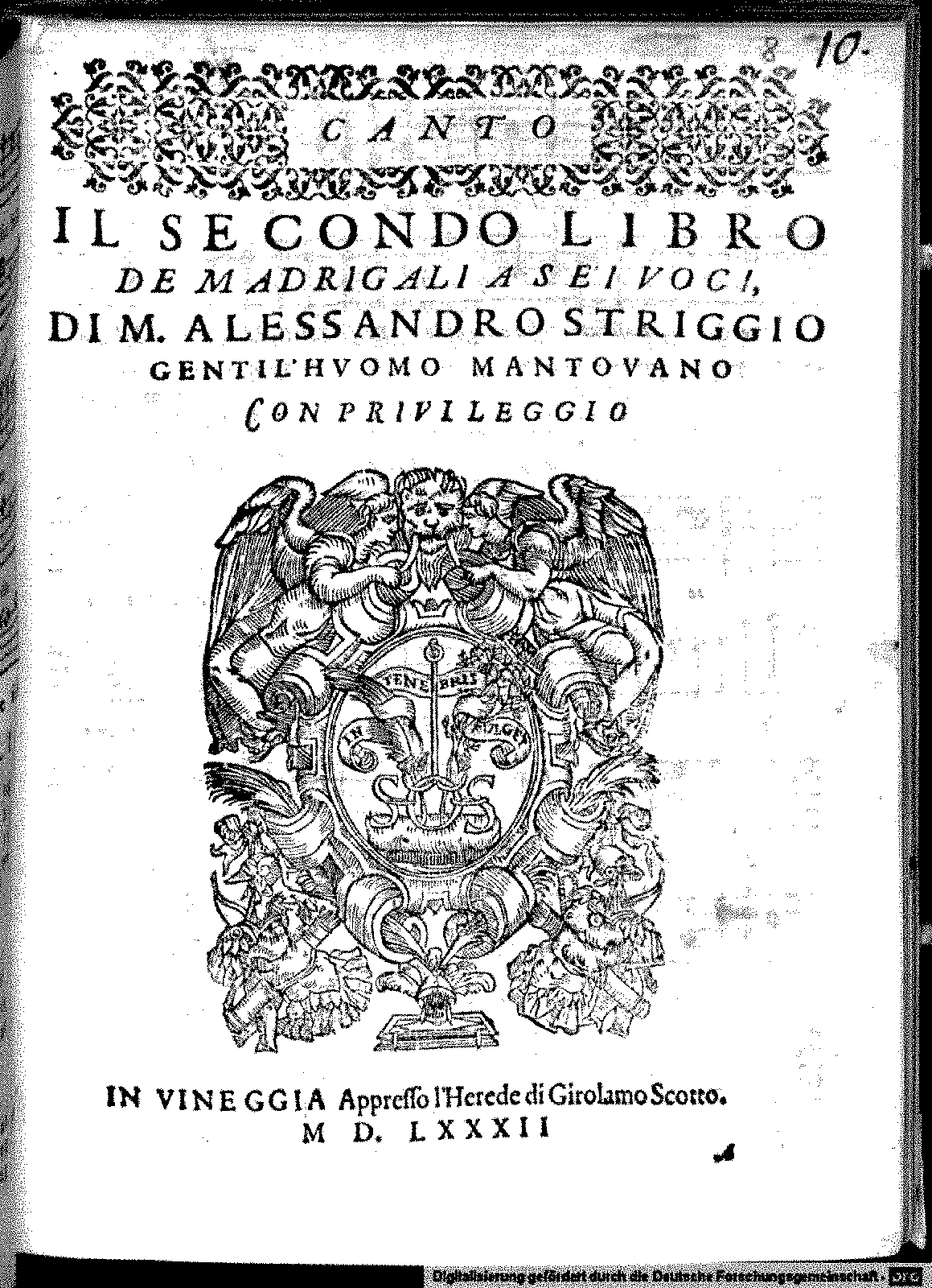 Madrigali a 6 voci, Libro 2 (Striggio, Alessandro) - IMSLP