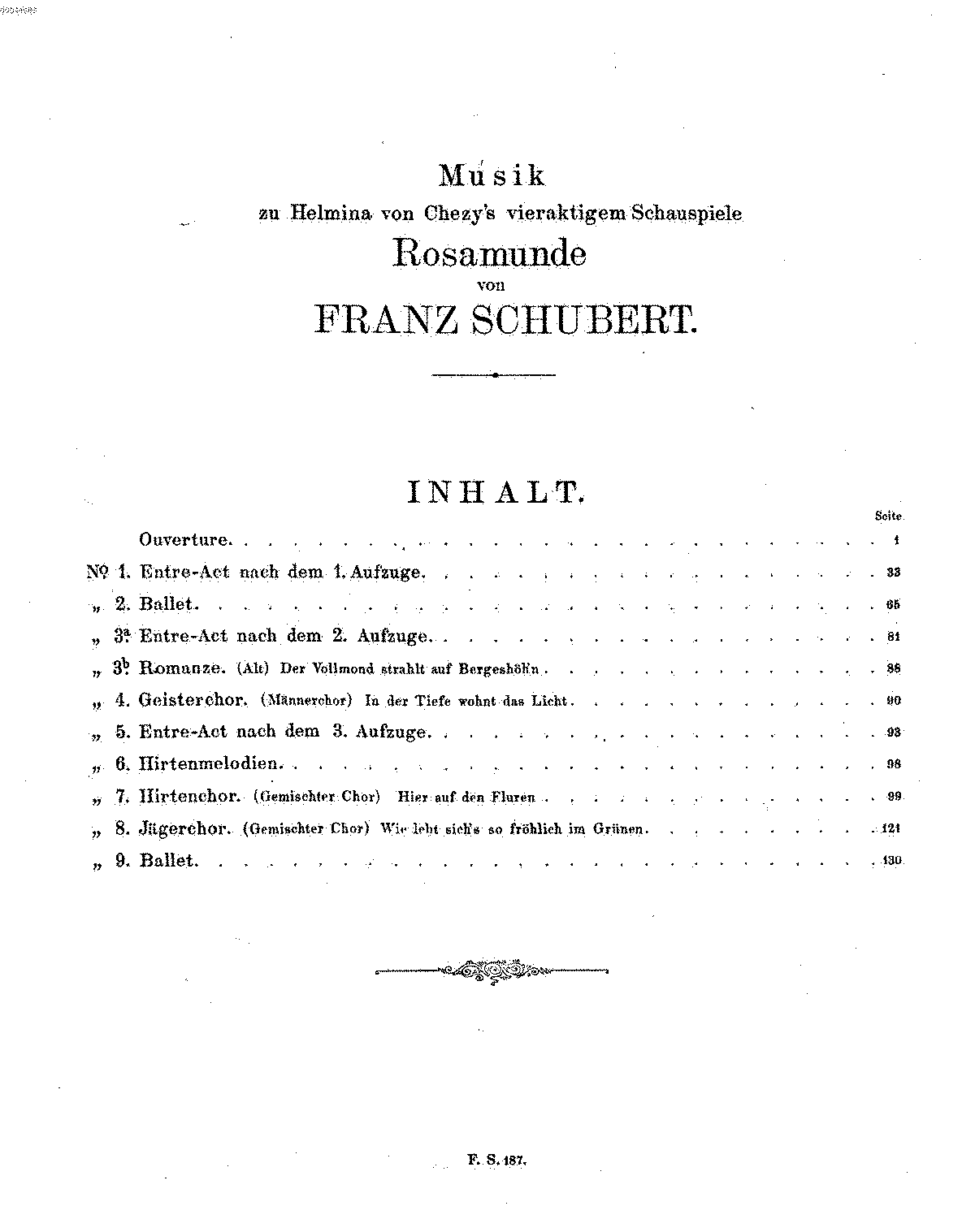 Rosamunde, D.797 (Schubert, Franz) - IMSLP: Free Sheet Music PDF Download