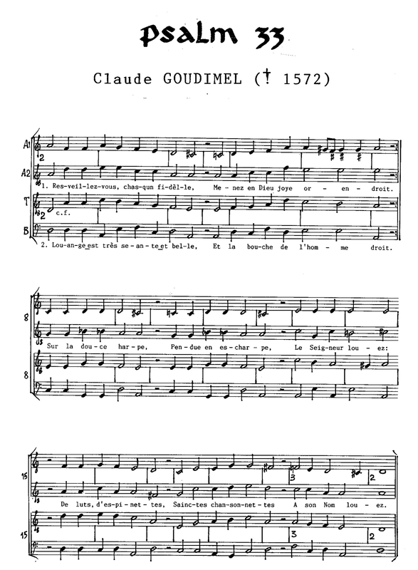 Psalms (Goudimel, Claude) IMSLP