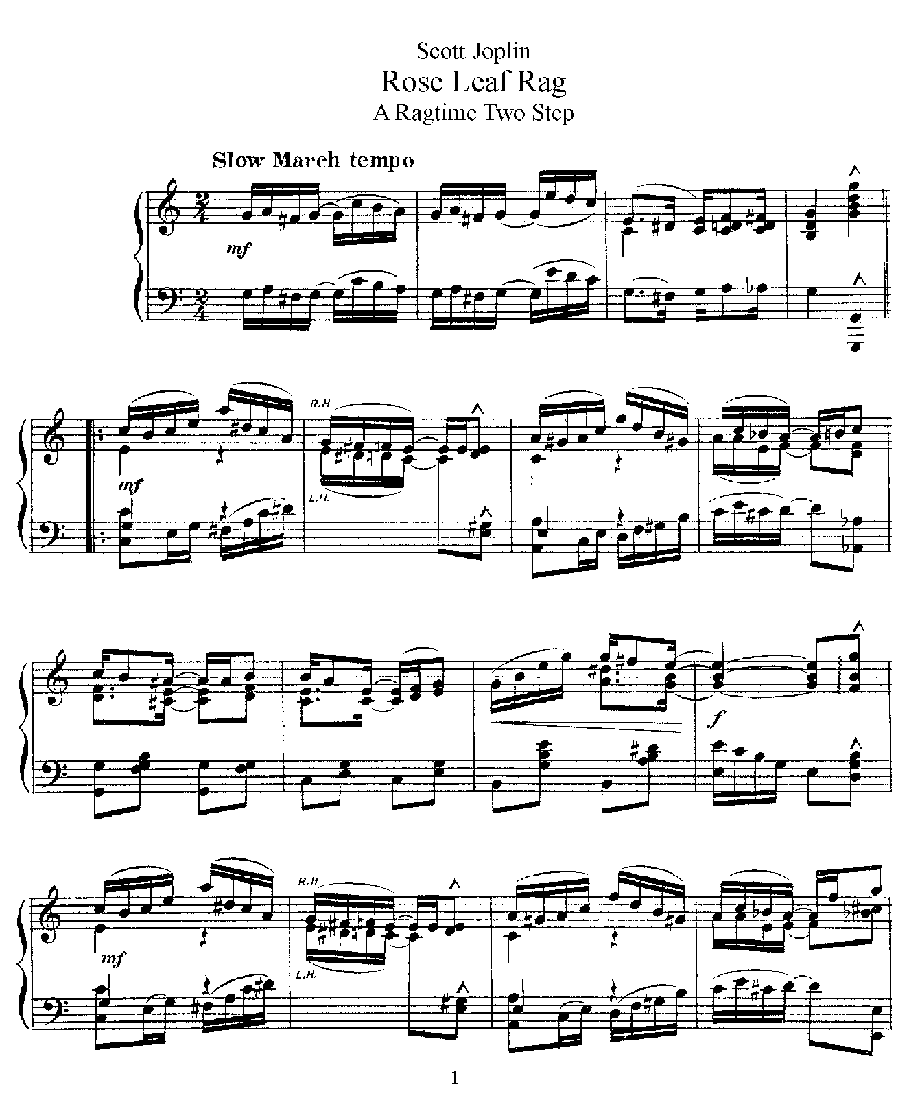 Rose Leaf Rag
