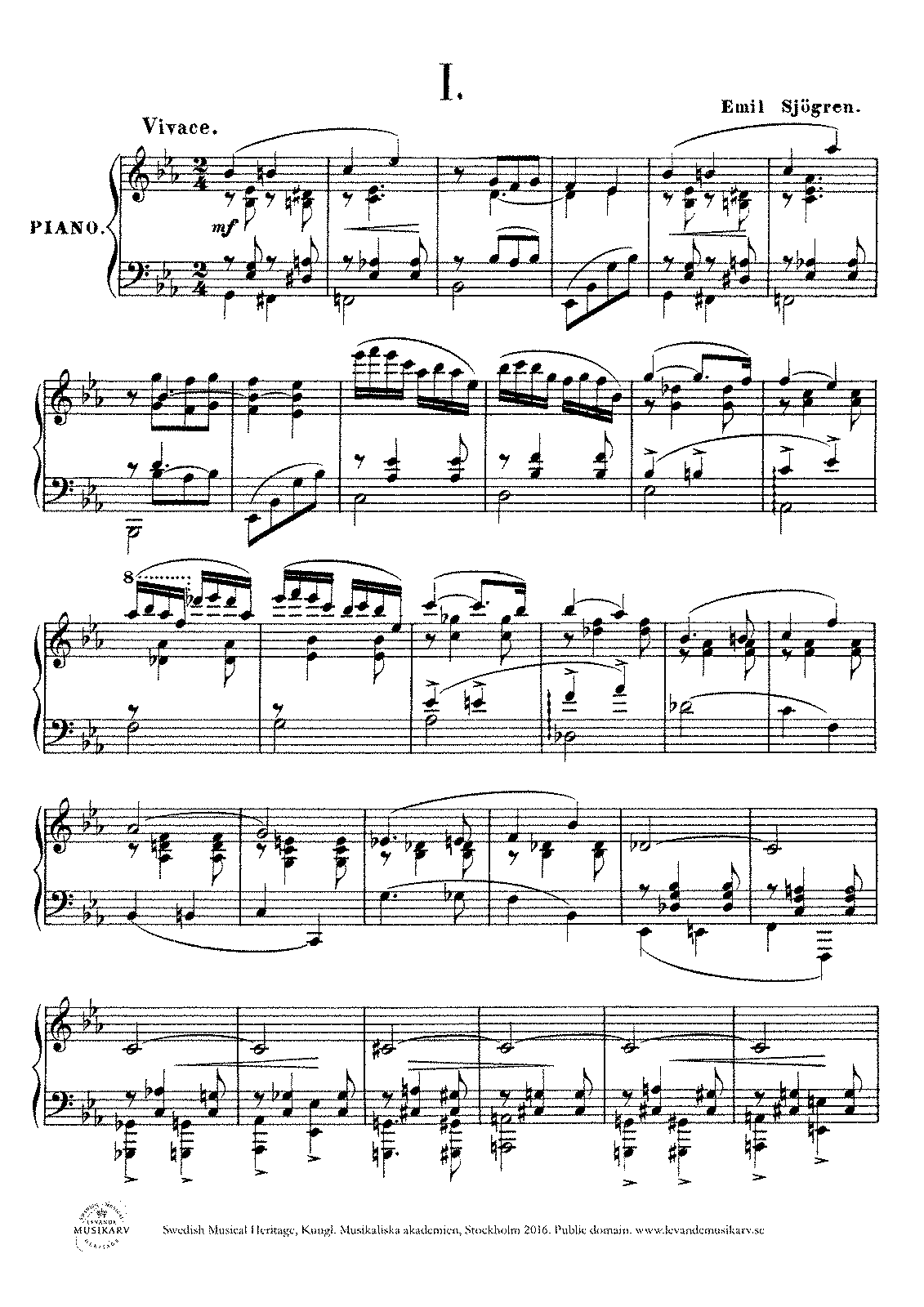 4 Piano Pieces (Sj\u00f6gren, Emil) - IMSLP: Free Sheet Music ...