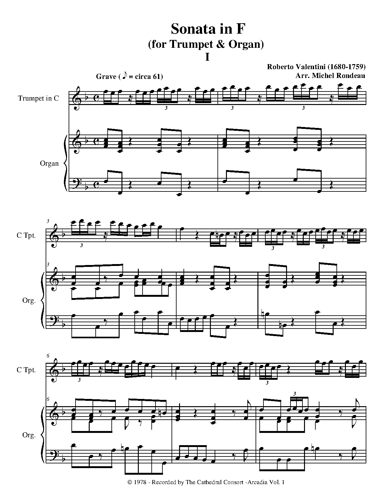 Recorder Sonata in F major, Op.2 No.12 (Valentine, Robert) IMSLP