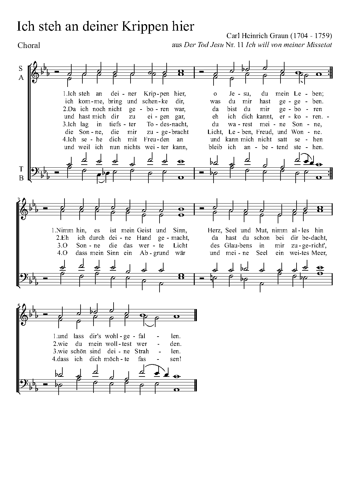 File:PMLP177290-Graun, Karl Heinrich - Ich steh an deiner Krippen hier (nach Ich will von meiner Missetat)..pdf