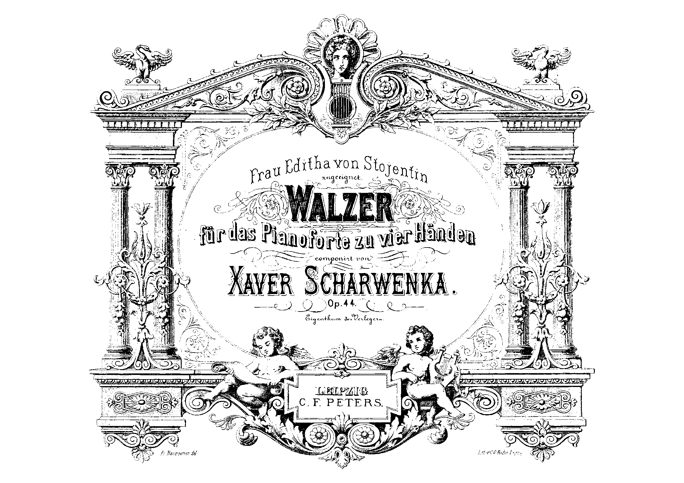 Walzer für das Pianoforte zu vier Händen