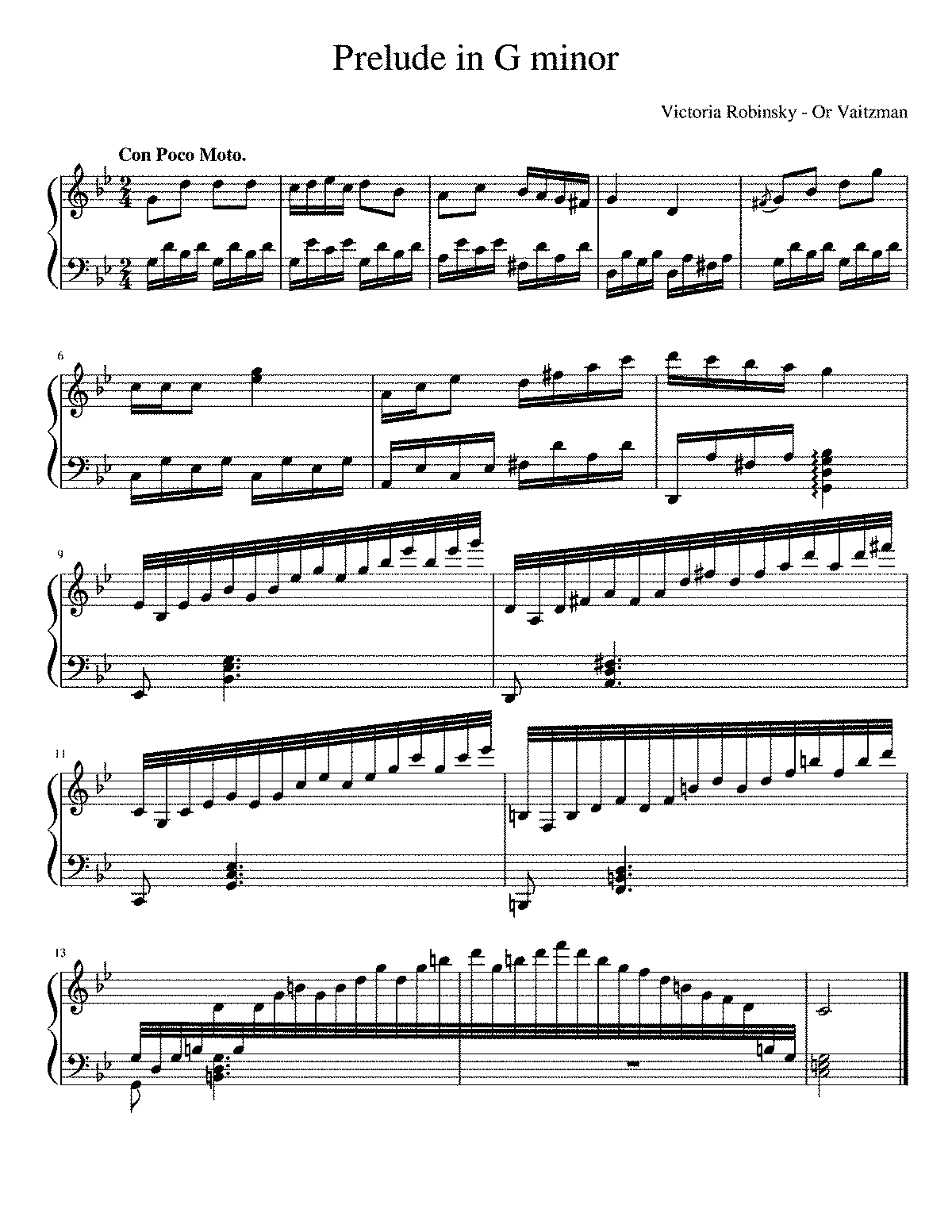 Prelude in G minor, V.49 (Vaitzman, Or) - IMSLP