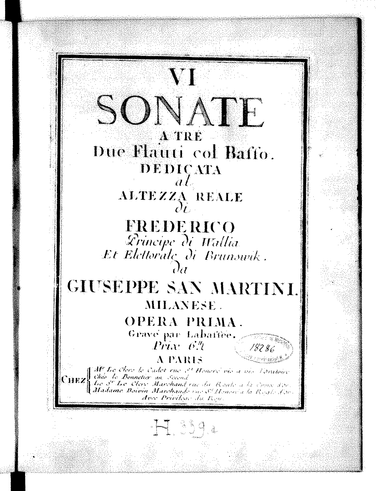 6 Trio Sonatas, Op.1 (Sammartini, Giuseppe) - IMSLP: Free Sheet Music ...