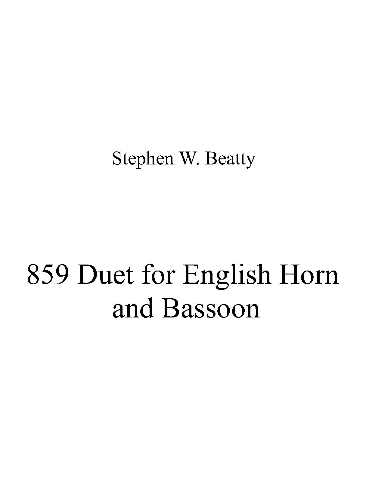 Duet for English Horn and Bassoon, Op.859 (Beatty, Stephen W.) IMSLP