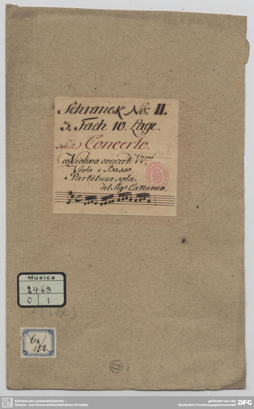 Concerto for Violin and Bassoon in D major (Cattaneo, Francesco Maria