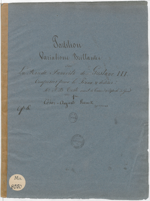 Variations brillantes sur 'Gustave III', CFF 133