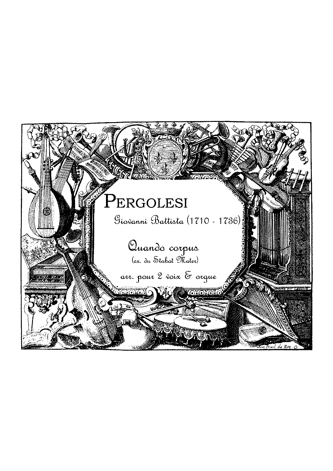 Stabat Mater, P.77 (Pergolesi, Giovanni Battista) - IMSLP: Free Sheet ...