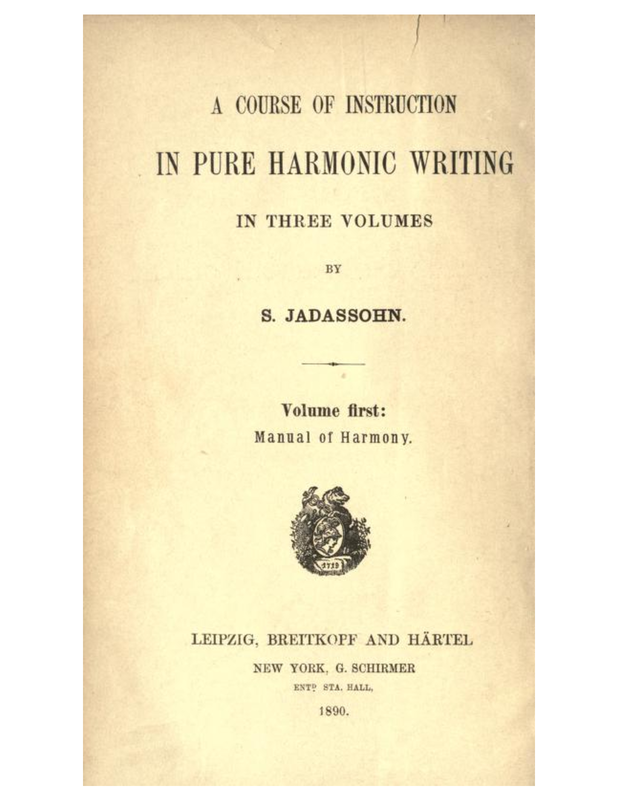 Harmonielehre (Jadassohn, Salomon) IMSLP