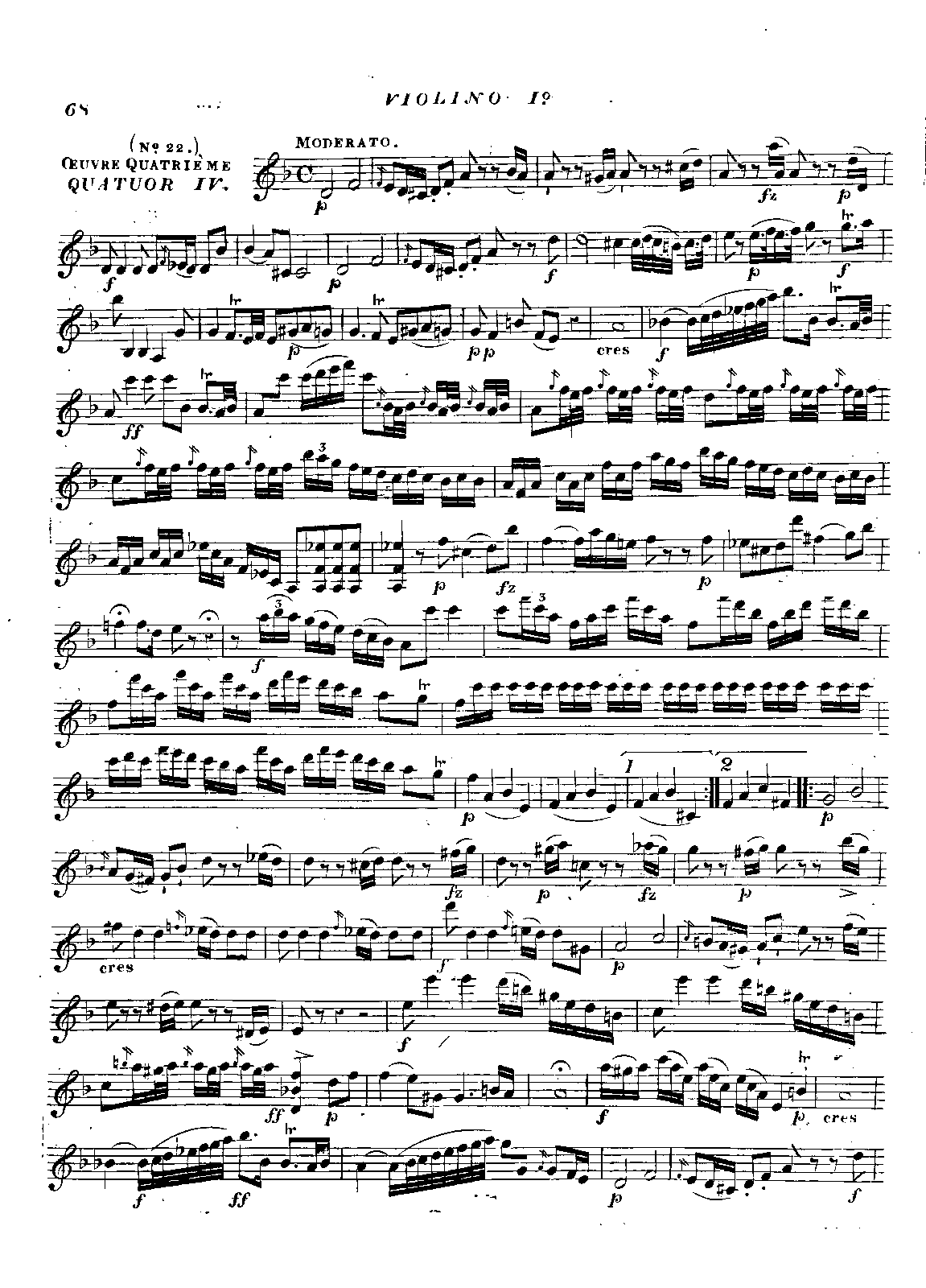 String Quartet in D minor, Hob.III22 (Haydn, Joseph) IMSLP Free