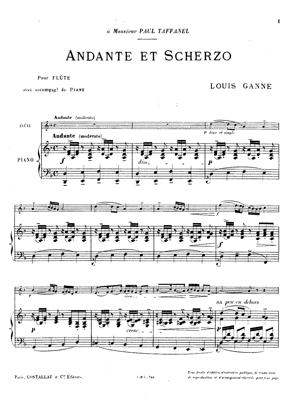 Флейта скерцо. Кванц Анданте Ноты. Анданте и Скерцо для флейты. Louis Ganne Andante et Scherzo Ноты. Моцарт Анданте для флейты и фортепиано Ноты.