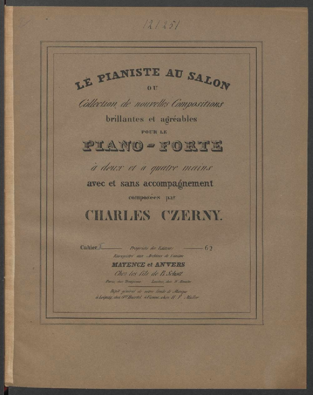 Deux Rondinos pour le piano sur les Diamans de la Couronne