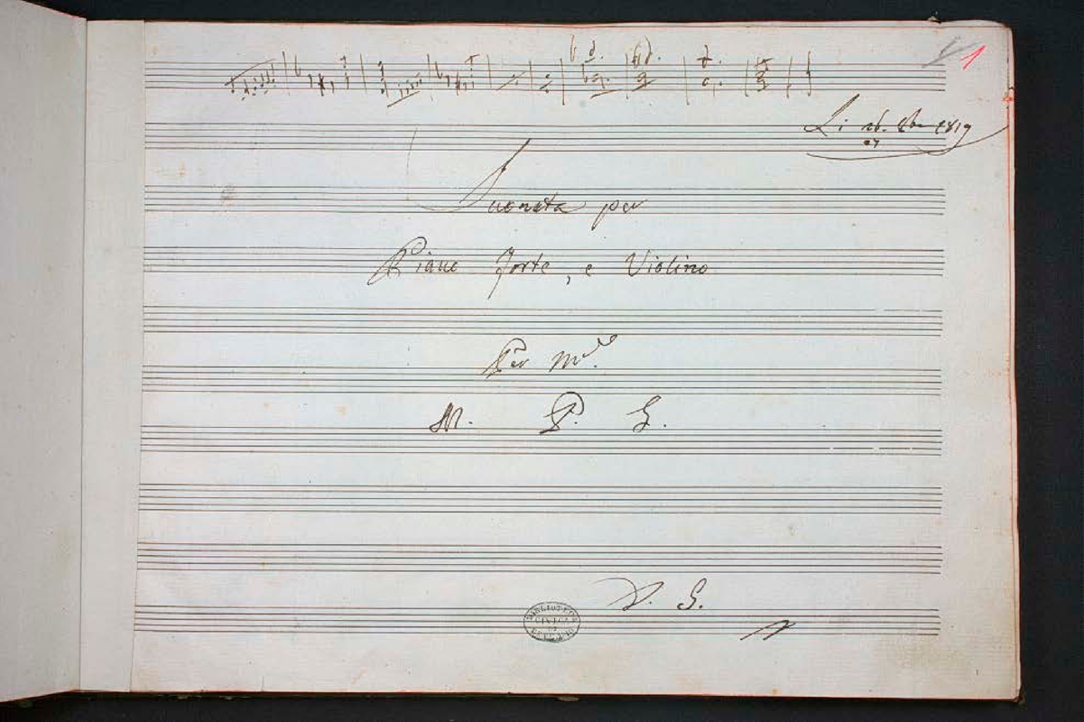 Violin Sonata, A 496