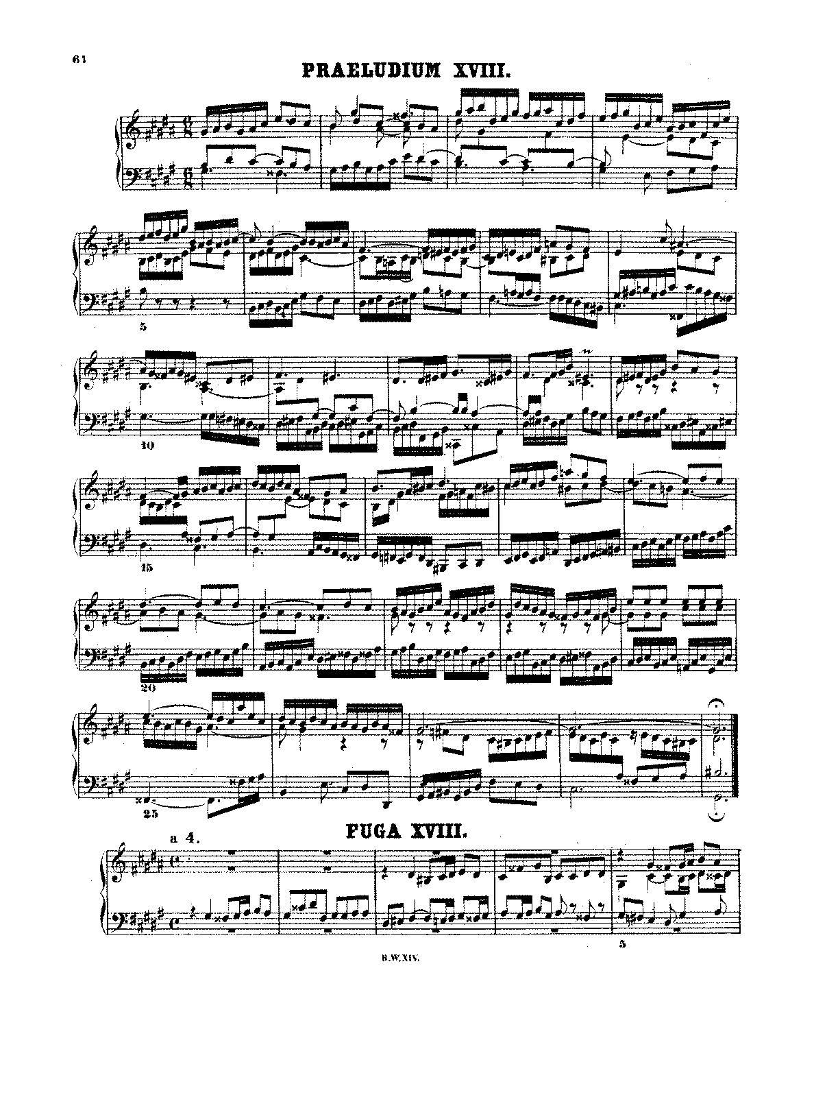 Prelude and Fugue in G-sharp minor, BWV 863 (Bach, Johann Sebastian ...