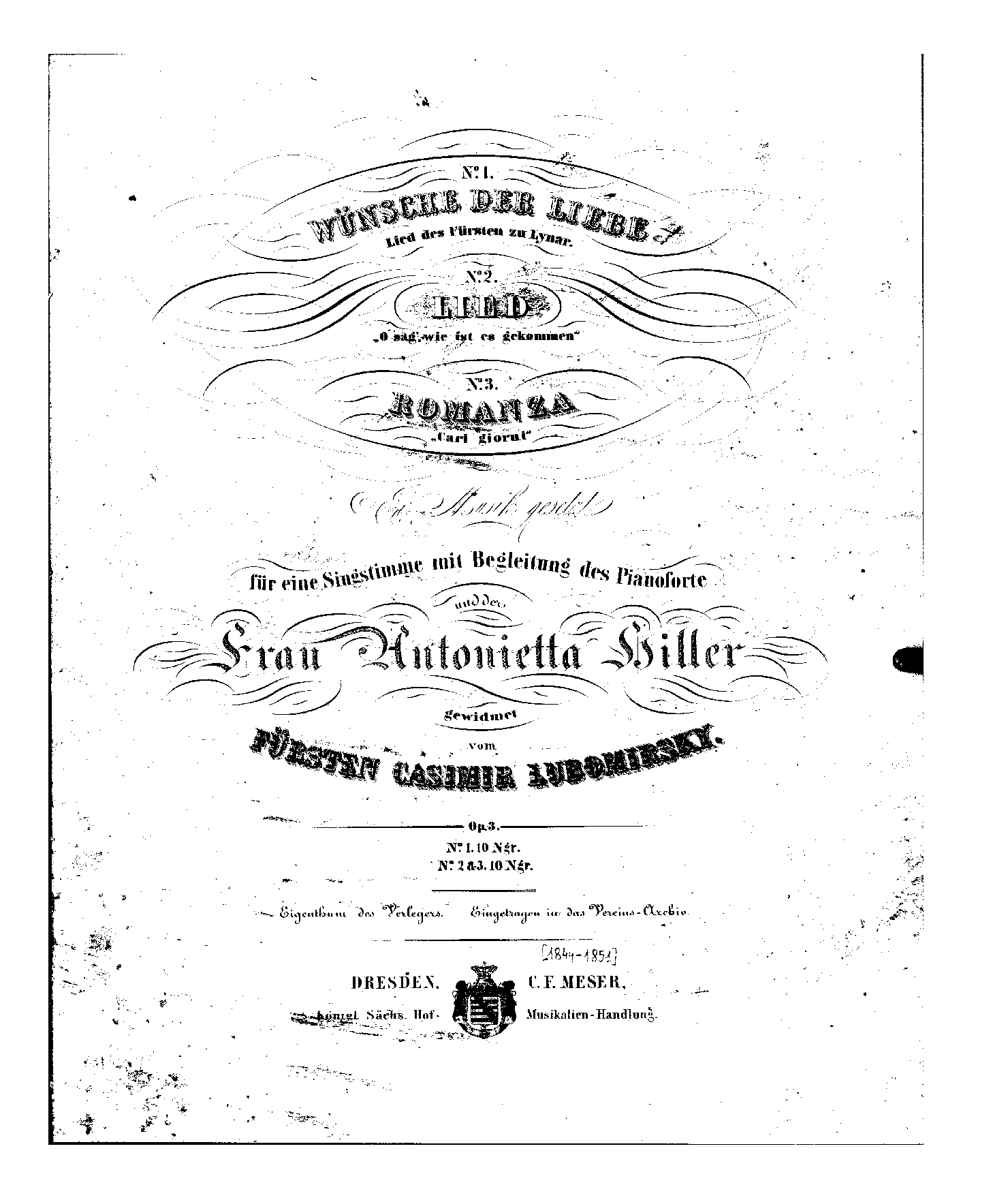 2 Lieder and Romanza