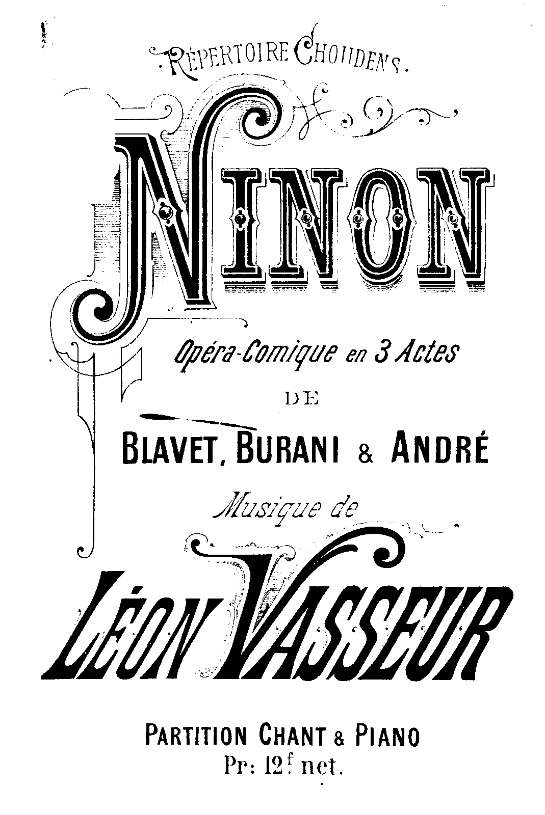 Ninon (Vasseur, Léon) IMSLP
